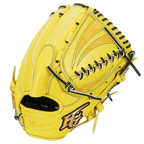 軟式兼硬式用投手用グローブ ハイゴールド 野球 ハイゴールド 硬式グローブ 投手用 心極シリーズ HI-GOLD